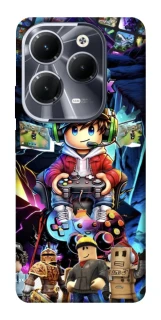 Чехол на Infinix Hot 40 Pro Roblox collage ver.4 фото 1 из 1