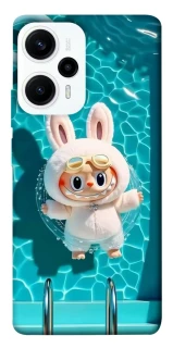 Чехол на Xiaomi Poco F5 / Note 12 Turbo Labubu in the pool ver.2 фото 1 из 1