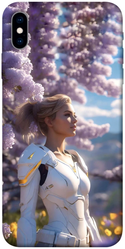 Чохол на Apple iPhone X (5.8") Cyber space girl ver.1 фото 1 з 1