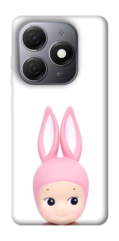 Чехол на TECNO Spark 20 Minimal Bunny Peek фото 1 из 1