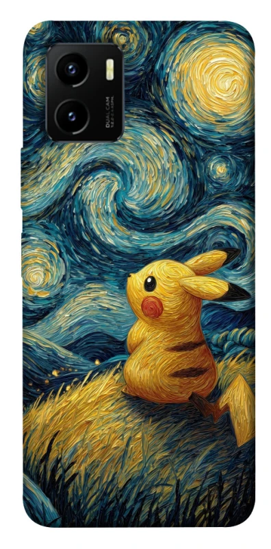 Чохол на Vivo Y15s Pikachu and Van Gogh фото 1 з 1
