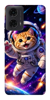 Чохол на Motorola Moto G24 Space Cat фото 1 з 1