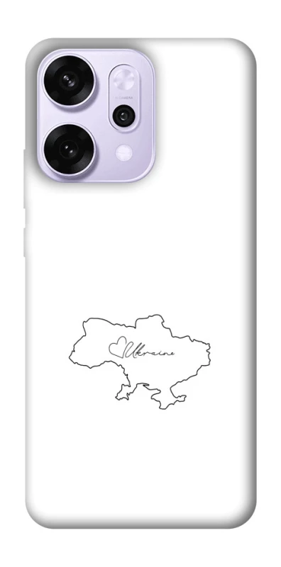 Чохол на Oppo Reno 14 Pro Ukraine map фото 1 з 1