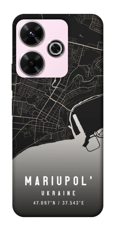 Чохол на Xiaomi Redmi 13 4G Mariupol map фото 1 з 1