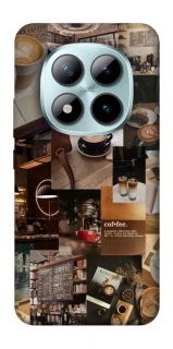 Чехол на Xiaomi Redmi Note 15 Pro+ 5G Coffee collage ver.2 фото 1 из 1
