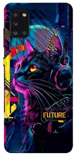 Чехол на Samsung Galaxy A31 Cyber Cat v2 фото 1 из 1