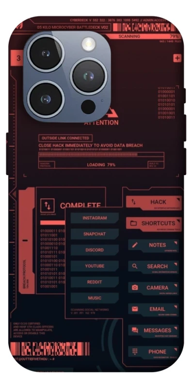 Чехол на Apple iPhone 16 Pro Max Attention фото 1 из 1