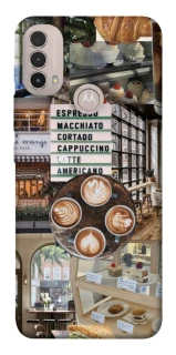 Чохол на Motorola Moto E40 Coffee collage ver.5 фото 1 з 1