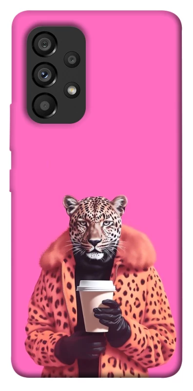 Чохол на Samsung Galaxy A53 5G Леопард з кавою фото 1 з 1