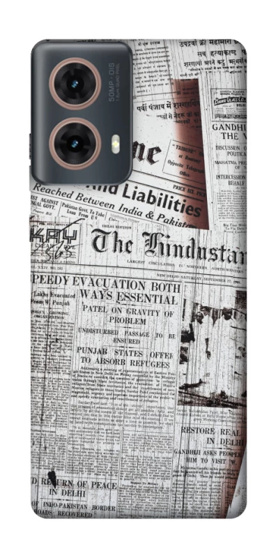 Чохол на Motorola Moto G85 Газети фото 1 з 1