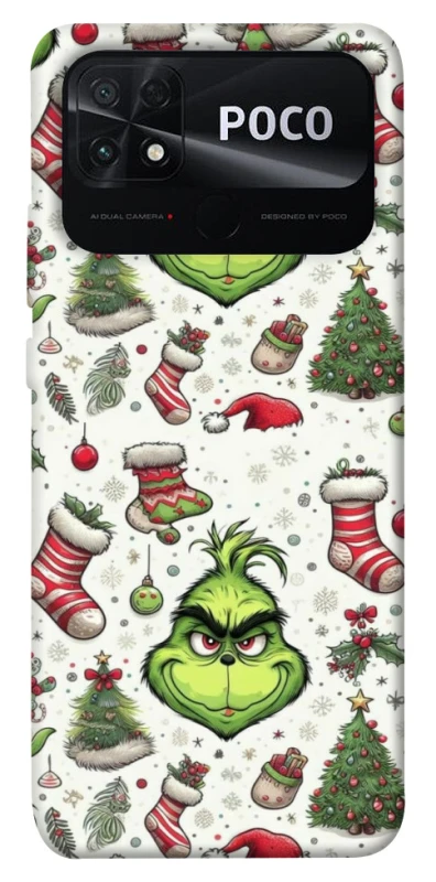 Чохол на Xiaomi Poco C40 Grinch mood ver.3 фото 1 з 1