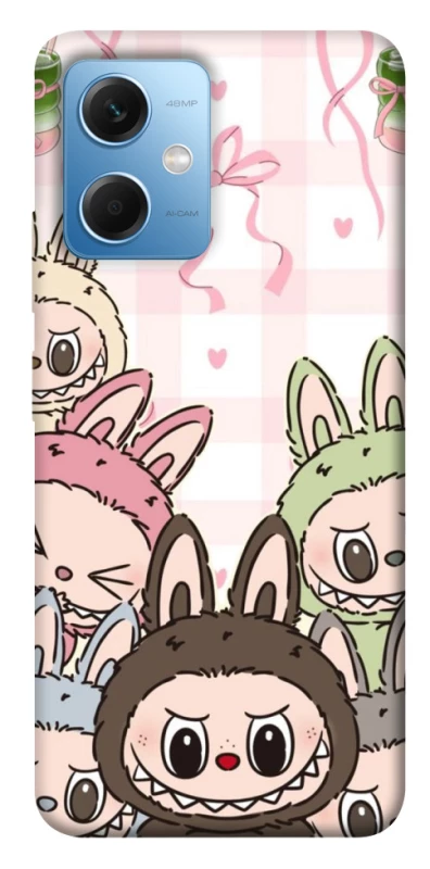 Чохол на Xiaomi Redmi Note 12 5G All Labubu 2 фото 1 з 1