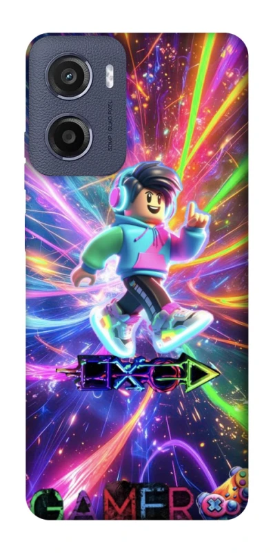 Чохол на Motorola Moto E15 Roblox collage ver.2 фото 1 з 1