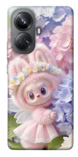 Чехол на Realme 10 Pro+ Labubu & Flowers ver.1 фото 1 из 1