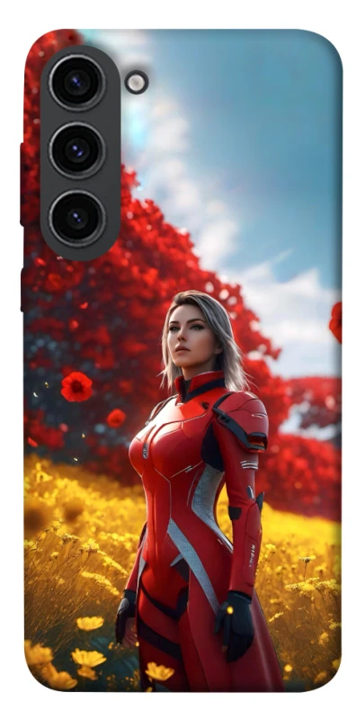 Чохол на Samsung Galaxy S23 Cyber space girl ver.5 фото 1 з 1