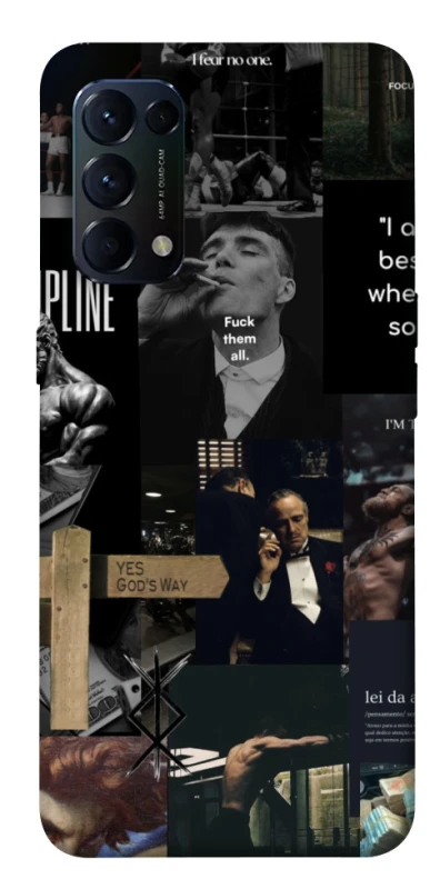 Чохол на Oppo Reno 5 4G Men's style v2 фото 1 з 1