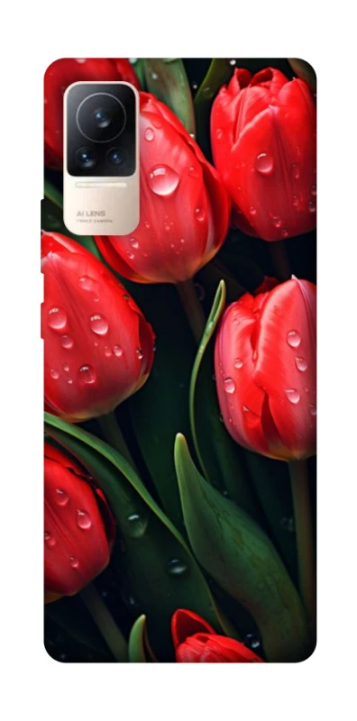 Чохол на Xiaomi Civi 6 Червоні тюльпани фото 1 Чохол на Xiaomi Civi 6 Червоні тюльпани фото 1 з 1