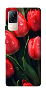 Чохол на Xiaomi Civi 6 Червоні тюльпани фото 1 Чохол на Xiaomi Civi 6 Червоні тюльпани фото 1 з 1