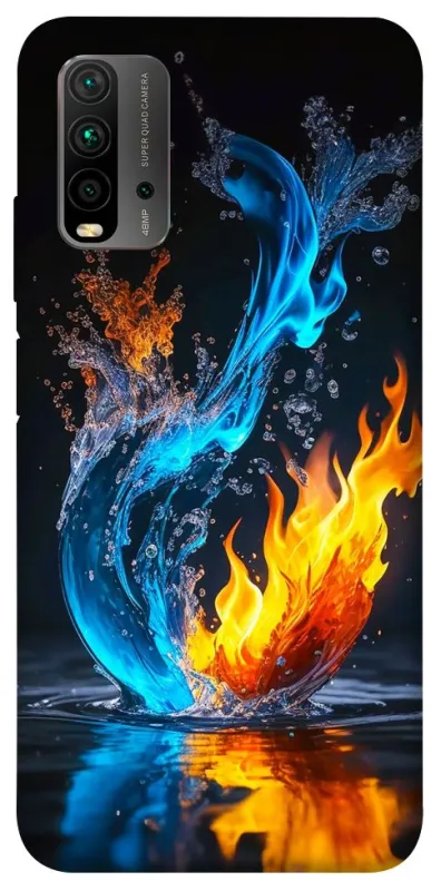 Чехол на Xiaomi Redmi 9T Water And Fire фото 1 из 1