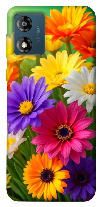 Чехол на Motorola Moto E13 Flowers v32 фото 1 из 1