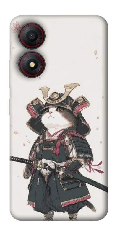 Чохол на ZTE Blade A34 4G Samurai Cat Warrior фото 1 з 1