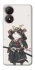 Чохол на ZTE Blade A34 4G Samurai Cat Warrior фото 1 з 1