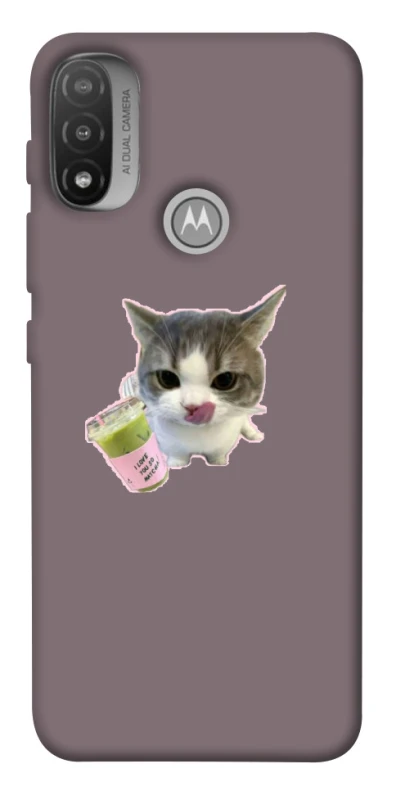 Чохол на Motorola Moto E20 cat matcha фото 1 з 1