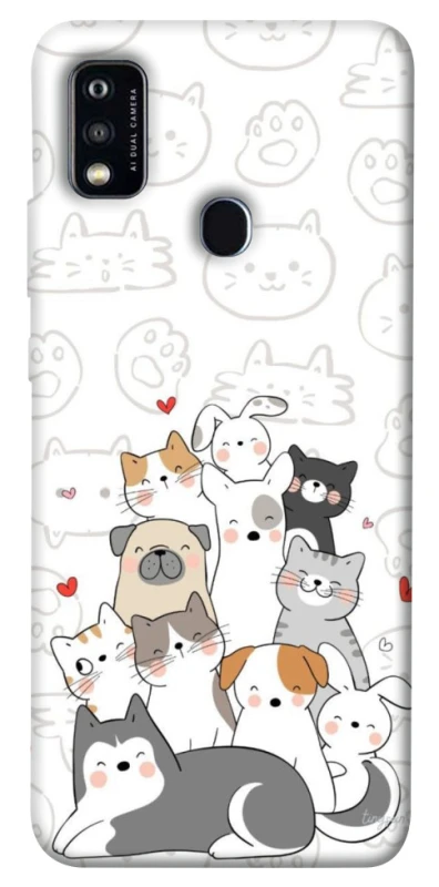 Чохол на ZTE Blade A51 Funny Pets фото 1 з 1