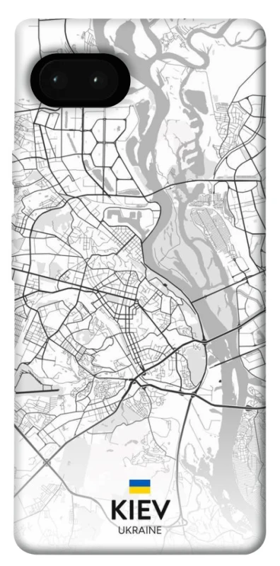 Чехол на Google Pixel 7a Kiev white map фото 1 из 1