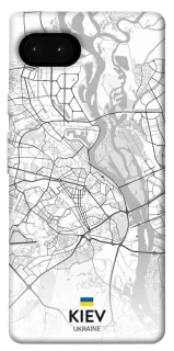 Чохол на Google Pixel 7a Kiev white map фото 1 з 1