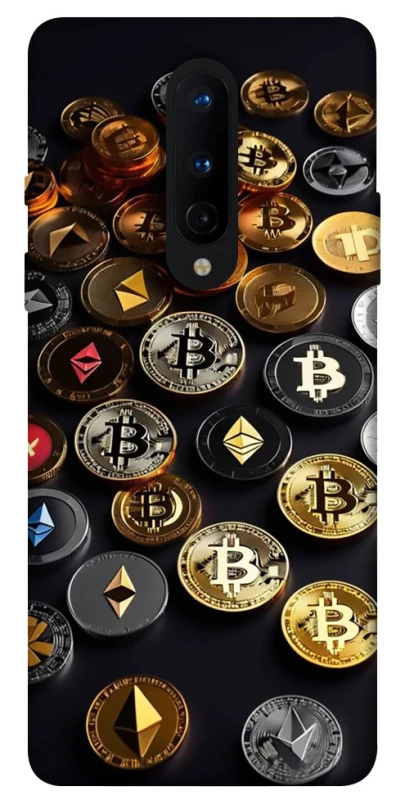 Чехол на OnePlus 8 Many coins фото 1 из 1