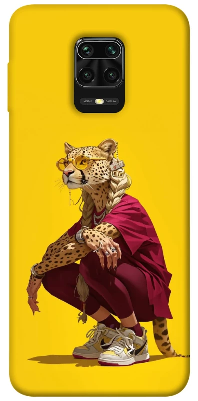Чехол на Xiaomi Redmi Note 9s / Note 9 Pro / Note 9 Pro Max Ягуар фото 1 из 1