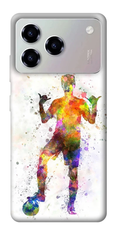 Чехол на ZTE Blade A76 Football Player v3 фото 1 из 1