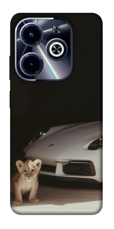 Чохол на Infinix Hot 40i Porsche white фото 1 з 1