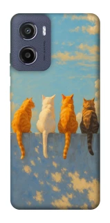 Чохол на Motorola Moto G05 cats on wall фото 1 з 1