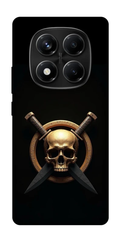 Чохол на Xiaomi Redmi Note 14 Pro 4G Golden Skull фото 1 з 1