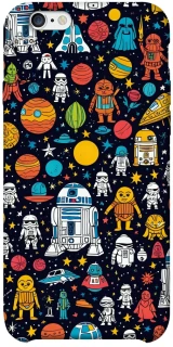 Чехол на Apple iPhone 6/6s plus (5.5") Star Wars background ver.2 фото 1 из 1