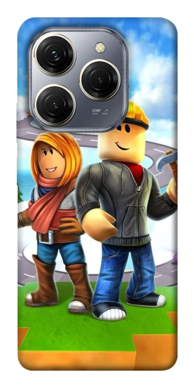 Чехол на TECNO Spark 20 Pro Roblox Builder Adventure фото 1 из 1