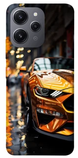 Чохол на Xiaomi Redmi 12 Golden sports car фото 1 з 1