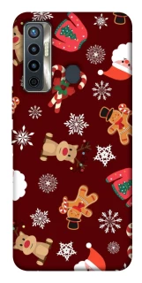Чехол на TECNO Camon 17 Новогодний v6 фото 1 из 1