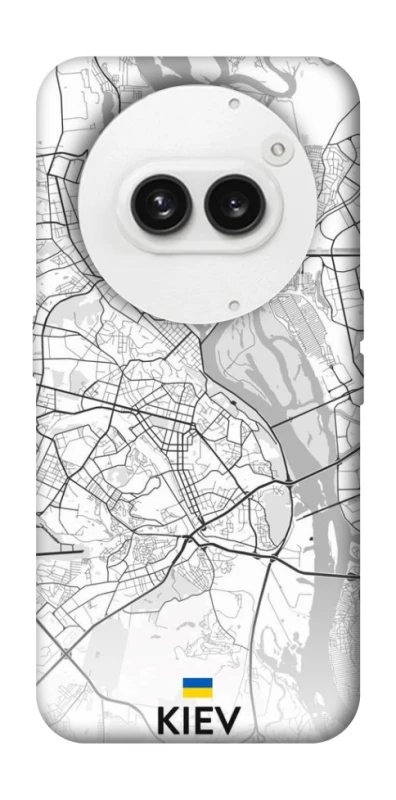 Чехол на Nothing Phone (2a) Kiev white map фото 1 из 1