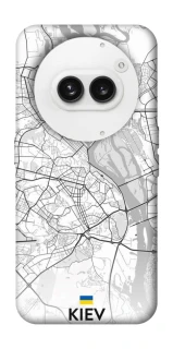 Чохол на Nothing Phone (2a) Kiev white map фото 1 з 1