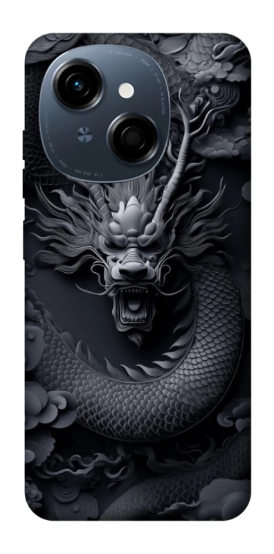 Чохол на TECNO Spark Go 1 black dragon фото 1 з 1