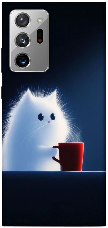 Чохол на Samsung Galaxy Note 20 Ultra Чохол кіт з кавою фото 1 з 1