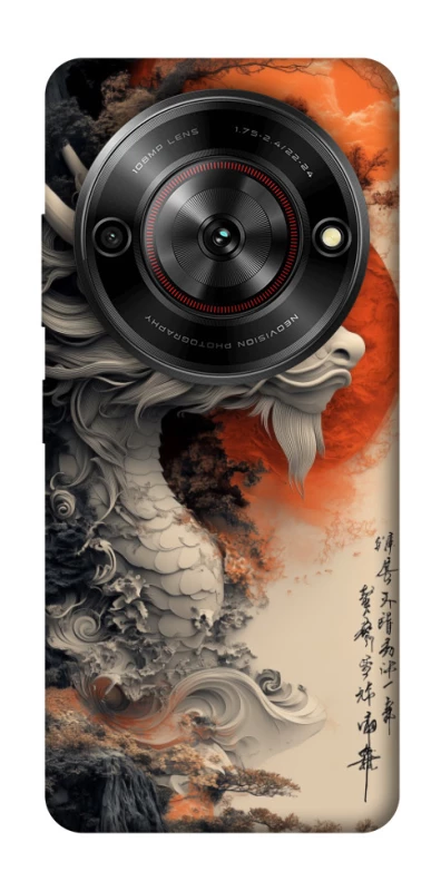 Чохол на ZTE Nubia Focus white dragon фото 1 з 1