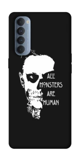 Чехол на Oppo Reno 4 Pro All Monsters are Human фото 1 из 1