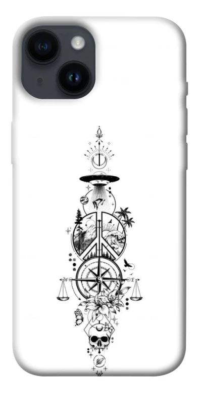Чехол на Apple iPhone 14 (6.1") Tattoo ver.7 фото 1 из 1