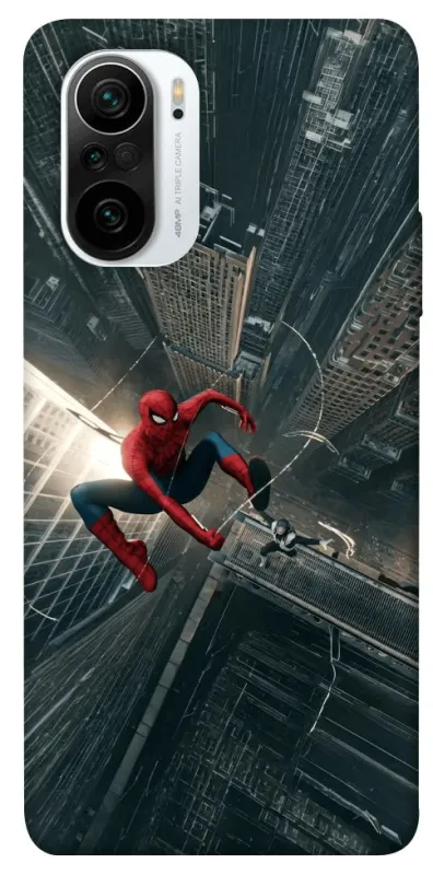 Чехол на Xiaomi Redmi K40 / K40 Pro / K40 Pro+ / Poco F3 Spider Man ver.4 фото 1 из 1