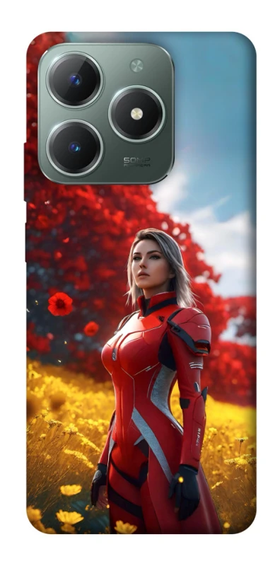 Чохол на Realme C61 Cyber space girl ver.5 фото 1 з 1
