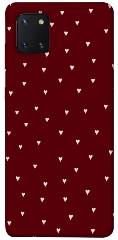 Чехол на Samsung Galaxy Note 10 Lite (A81) Smal hearts фото 1 из 1